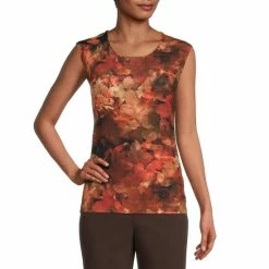 Cheap β¨ Allison Daley Crew Neck Sleeveless Knit Top Harvest Mood π