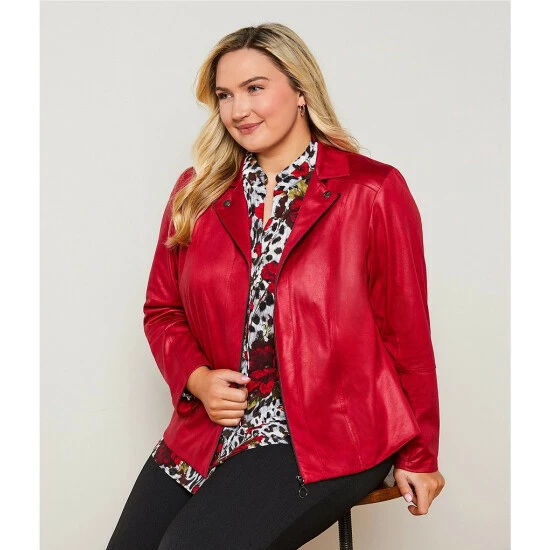 Buy π― Allison Daley Plus Size City Stretch Straight Leg Pull-On Pants Charcoal βοΈ - Image 4