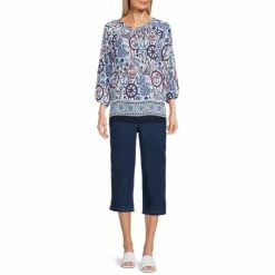 Deals โ Allison Daley Petite Size Nautical Print Round Neck 3/4 Sleeve Button Front Top Sailing Border ๐ 7 Deals โ Allison Daley Petite Size Nautical Print Round Neck 3/4 Sleeve Button Front Top Sailing Border ๐ -Allison Daley shop unnamed file 1121