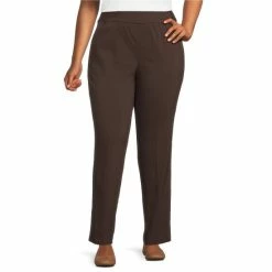 Buy 🔥 Allison Daley Plus Size Straight Leg Pull-On Pants True Navy 🔥