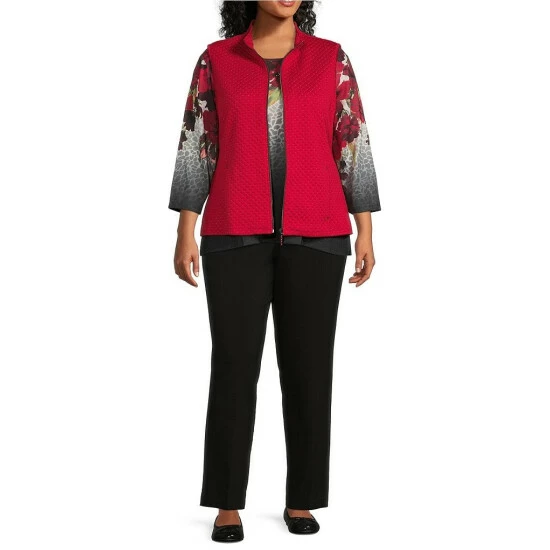 Top 10 π Allison Daley Plus Size Metallic Mock Neck Quilted Vest Indigo βοΈ - Image 6