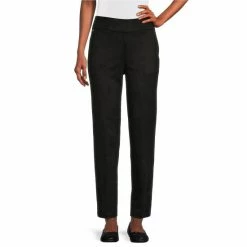 Best Pirce π Allison Daley Luxe Suede Straight Leg Pull-On Pants Windsor Wine β€οΈ
