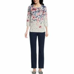 Deals ⌛ Allison Daley Petite Size Embellished Floral Print 3/4 Sleeve Crew Neck Rhinestone Embellished Knit Top Watercolor Poppy 👏 7 Deals ⌛ Allison Daley Petite Size Embellished Floral Print 3/4 Sleeve Crew Neck Rhinestone Embellished Knit Top Watercolor Poppy 👏 -Allison Daley shop unnamed file 523