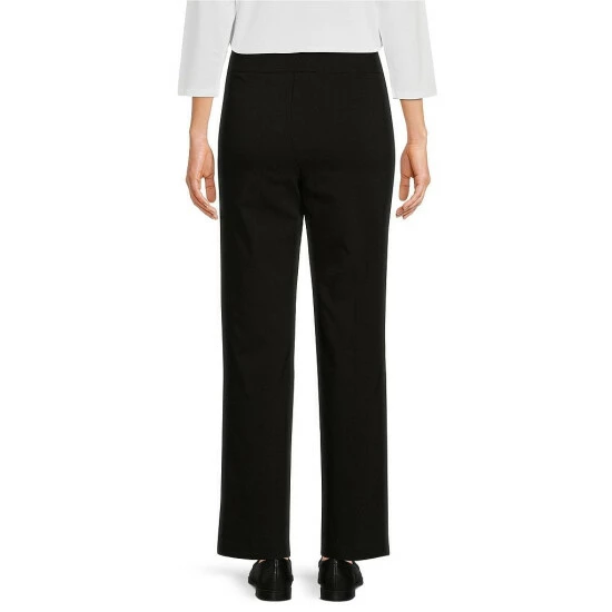 Outlet π Allison Daley Petite Size Stretch Pull-On Straight Leg Pants True Navy 𧨠- Image 2