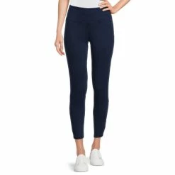 Cheapest βοΈ Allison Daley Petite Size Elastic Waist Pull-On Denim Knit Ankle Leggings Indigo π