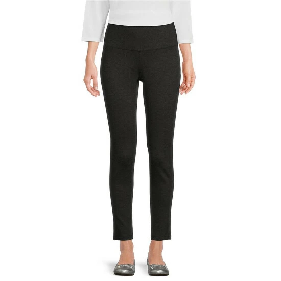 Best Pirce π€© Allison Daley Petite Size Heather Ponte Elastic Waist Pull-On Leggings Charcoal π§¨