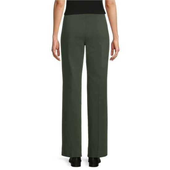 Outlet π Allison Daley Petite Size Stretch Pull-On Straight Leg Pants True Navy 𧨠- Image 8