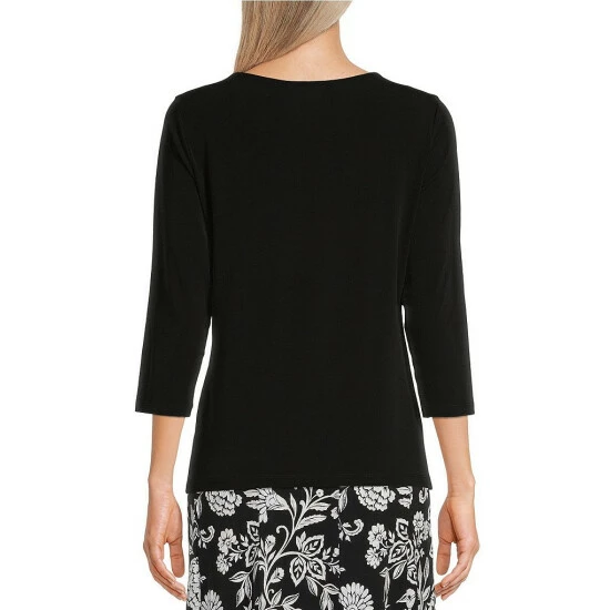 Cheapest ๐งจ Allison Daley Petite Size 3/4 Sleeve Drape Neck Knit Top White ๐ฏ 7 Cheapest ๐งจ Allison Daley Petite Size 3/4 Sleeve Drape Neck Knit Top White ๐ฏ - Image 5