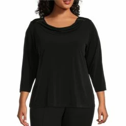 Hot Sale ๐ Allison Daley Plus Size 3/4 Sleeve Drape Neck Knit Top White ๐ 12 Hot Sale ๐ Allison Daley Plus Size 3/4 Sleeve Drape Neck Knit Top White ๐ -Allison Daley shop unnamed file 878