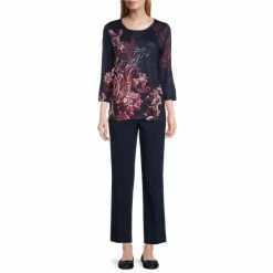 Coupon 🥰 Allison Daley Petite Size Paisley Print 3/4 Sleeve Scoop Neck Knit Top Windsor Ethereal Paisley 🎉 7 Coupon 🥰 Allison Daley Petite Size Paisley Print 3/4 Sleeve Scoop Neck Knit Top Windsor Ethereal Paisley 🎉 -Allison Daley shop unnamed file 932